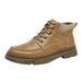 Light Luxury Men's Martin Boots Retro Medium Help Light Luxury Outdoor Non-slip Tooling Boots Leather Boots Men's Shoes_vogvips.com