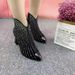 MTX 2025 Autumn High-Top Chunky Heel Boots Non-Slip Wear-Resistant Women's Shoes High Heels_vogvips.com