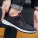 Fashion Casual Shoes Mens Outdoor Tennis Sneakers Lightweight Comfortable Lace Up PU Trainer Size Smaller Than Normals_vogvips.com