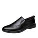 Euro Step Men's Breathable Casual British Style Business Leather Trendy Versatile Soft Sole Work Shoes_vogvips.com