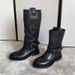 Cowhide Version~2025 Winter New Double Buckle Strap Round Toe Genuine Leather Over-the-Knee Side Zipper Chunky Heel_vogvips.com