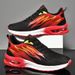 Men's Flame Cushion Running Shoes - Lightweight & Breathable With Soft Sole For Maximum Comfort (Trend Shock Absorption Gym & Jogging)_vogvips.com