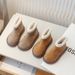 Children's Snow 2025 Winter New Girls' Thickened Warm Large Cotton Short Soft Sole Baby Martin Boots_vogvips.com