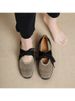 Matte Mary Jane Shoes Women, New Style, Thick-soled, Lace-up, Round-toed, Shallow-cut Single Shoes_vogvips.com