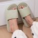 White Thick Platform Cloud Slippers Women Lightweight Soft Sole EVA Home Slides Woman Summer Comfort Non Slip Beach Flip_vogvips.com