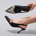 Rhinestone Women's Sexy Pointed Toe Pearl High Heels Fabric Embroidery Glitter Gorgeous Wedding Sandals Cross-Border_vogvips.com