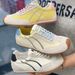 2025 Spring/Summer Retro Low-Saturation Casual Sneakers, Comfortable Lace-Up White Shoes, Women's Sports Shoes_vogvips.com