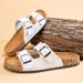 Classic Unisex Slippers Comfortable Summer Cork Shoes For Men Outdoor Sandals Plus Size 36-46_vogvips.com