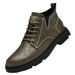Martin Boots Men's Cotton Boots Men's High-top Warm Retro Tooling Shoes Men's Leather Shoes_vogvips.com