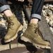 European Warm Series Winter Warm Fleece-Lined Thickened Yellow Top Layer Cowhide Martin Boots's High-Top British Style Outdoor Work Shoes_vogvips.com