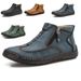 TerraStride New Martin Boots High Top Leather Slip-On Large Size Casual Men's Autumn Warm Lazy 2025 Shoes_vogvips.com