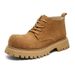 Thick Sole Heightening Retro Casual Derby Shoes Anti-velvet Big Head Leather Boots Men's Shoes Spring Tooling Martin Boots_vogvips.com