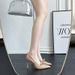 Baotou Women's Sandals 2024 New Patent Leather Versatile Stiletto Professional Work High Heels One-Strap Open Back_vogvips.com