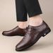 European Warm Series Autumn Winter Business Formal Men's Low-top Genuine Leather With Fleece Lining Top Layer Cowhide Wedding Derby Office_vogvips.com