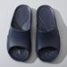 Large Bathroom, Home, Men's Non Slip Feet, Fat Wide, High-end Odorless EVA Soft Sole, Comfortable And Simple Slippers_vogvips.com