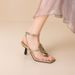 High-heeled Sandals Gold Silver Cross-border Women's Shoes In Various Sizes, High-heeled, High-platform, Waterproof_vogvips.com