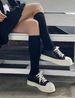 High Version 2025 Zhao Lusi Same Style Mary Jane Thick Soled French Leather Lace Up Big Toe Doll Shoes Single Shoe For_vogvips.com