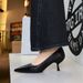 6092 Style Fashion Leopard Print High Heels For Women In Spring Autumn, Pointed Shallow Mouth Kitten Heels, Temperament,_vogvips.com
