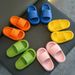 Summer Cute Children's Boys And Girls Wearing Cool For Home Outsiders Korean Soft Sole Anti Slip Shower Slippers_vogvips.com