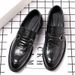 Suitable For All Seasons Men's Business Formal Casual Autumn New British Style Live Work Korean Version Slip-On Trendy Leather Shoes_vogvips.com