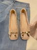 Classic Style Spring Square Head Smart Flat Shoes 2023_vogvips.com