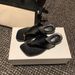 Grape Mom's Style Square Toe Flip Flop Sandals Women's Stylish Summer Suede PU Brown Rubber Sole Shoes_vogvips.com