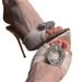 Stunning Women's High Heels: New Summer Pointed-toe Nude Thong Sandals With Rhinestone Embellishments - French Style_vogvips.com