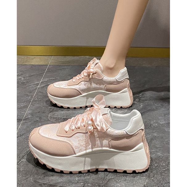 Summer And Autumn All Kinds Of Thick Soled Daddy Mesh Elevating Sports Shoes Children's Niche Leisure Running Shock_vogvips.com