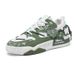 Men's Chunky Streetwear Sneakers - Paisley Floral Print Casual Shoes, Y2K Retro Skateboarding Footwear With Thick Platform Sole_vogvips.com