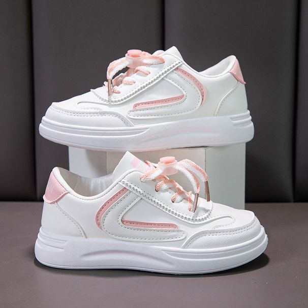 Sports Soft Sole Children's Sneakers Spring And Autumn New Ins Style Little White Versatile Non-Slip Girls' Casual Shoes_vogvips.com