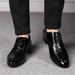 2021 leather business attire for men's casual wear, oversized versatile wedding shoes_vogvips.com