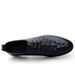 2023 Top Layer Cowhide Men's Fashion Versatile Style Youth Lace-up Crocodile Pattern Casual Leather Shoes Business_vogvips.com