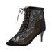 2023 Summer New High-Heeled Black Meh European And American Fahion Sexy Stiletto Peep-Toe Women' Foreign Trade_vogvips.com