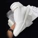 Women's Shoes European Style High Top Men's Martin Boots Spliced Genuine Leather Velcro Strap Casual Shoes German Training Style_vogvips.com