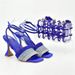 Woven clear tote Box Bag Square Box bag with 10.5cm high heel kitten and high heels dinner cover_vogvips.com