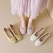 Round Head Single Shoes Women's Shallow Mouth Bow Soft-soled Ballet French Small Fragrant Wind Beanie Shoes_vogvips.com