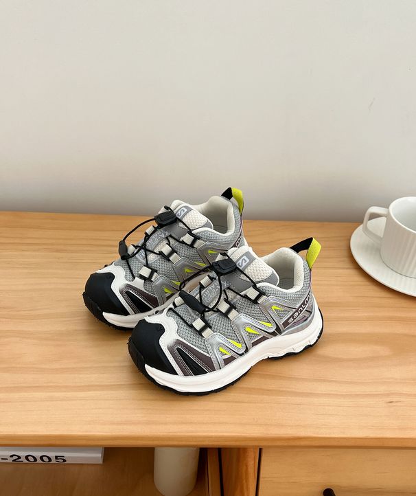 Children's 2025 Spring Boys Sneaker Breathable Casual Rotate Button Mesh Baby Girl Daddy Shoes Tide_vogvips.com