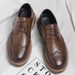 Men's Shoes Brogue Leather Shoes For Men Spring Formal Business Casual Leather Shoes British Style Retro Sneakers_vogvips.com