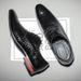 Pointed Men's Business Formal And Casual Low Cut Crocodile Pattern Leather Surface, Fashionable Wedding Shoes, Single Surface, Shoes,_vogvips.com