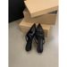 Women's Pointed Toe French Style Fairy Soft Leather Flat Mules For Summer Outdoor Wear_vogvips.com