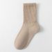 Men's Socks Pure Cotton Socks Mid Tube Socks Sweat Absorbent Boys Autumn And Winter Antibacterial Deodorant Business Cotton Socks Men's Socks_vogvips.com