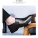 Soft-soled Men's Shoes, Round Head Large Size Foot Shoes, First-layer Casual Leather Shoes Men's Shoes_vogvips.com