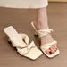 Elegant And Sophisticated High-heeled Sandals For Women, 2026 Summer New Model, Designed To Pair With Dresses, Open-toe_vogvips.com