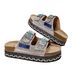 Summer 2026 Thick Bottom Rope Sandals Women's Large Size Clog Wooden Sole Beach Slippers Double Buckle Diamond Detail_vogvips.com