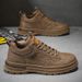 Martin Boots Autumn Men's Shoes Breathable Waterproof Work Shoes Trendy Versatile Work Shoes Casual Leather Shoes Sneake_vogvips.com
