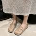 2025 New Summer Mom Sandals Comfortable Soft Hollow Leather Middle Aged And Elderly Women's Shoes Flat Bottom_vogvips.com