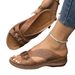 2025 Summer New Style European And American Foreign Trade Plus Size Shoes Wedge Flower Beach Sandals Women's Slippers_vogvips.com