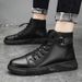 Men's Classic Chelsea Boots - Waterproof & Comfortable Ankle Boots With Cushioning For Casual Wear (Sizes 39-48) Solid Color Chelsea Boots_vogvips.com