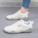2026 New Spring Leather White Sneakers For Women, Korean Style Versatile Casual Shoes, Soft Sole Breathable Sports_vogvips.com