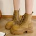 British Style Bumblebee Thick-Soled Martin For Women Summer 2025 New American Super Popular Chunky Heel Short Boots_vogvips.com